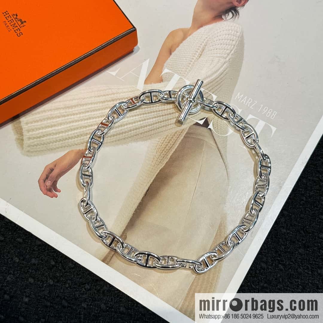 ❗️New ❗️ New ☑️ Hermès HERMES Pig Nose Chaine d Ancre Necklace