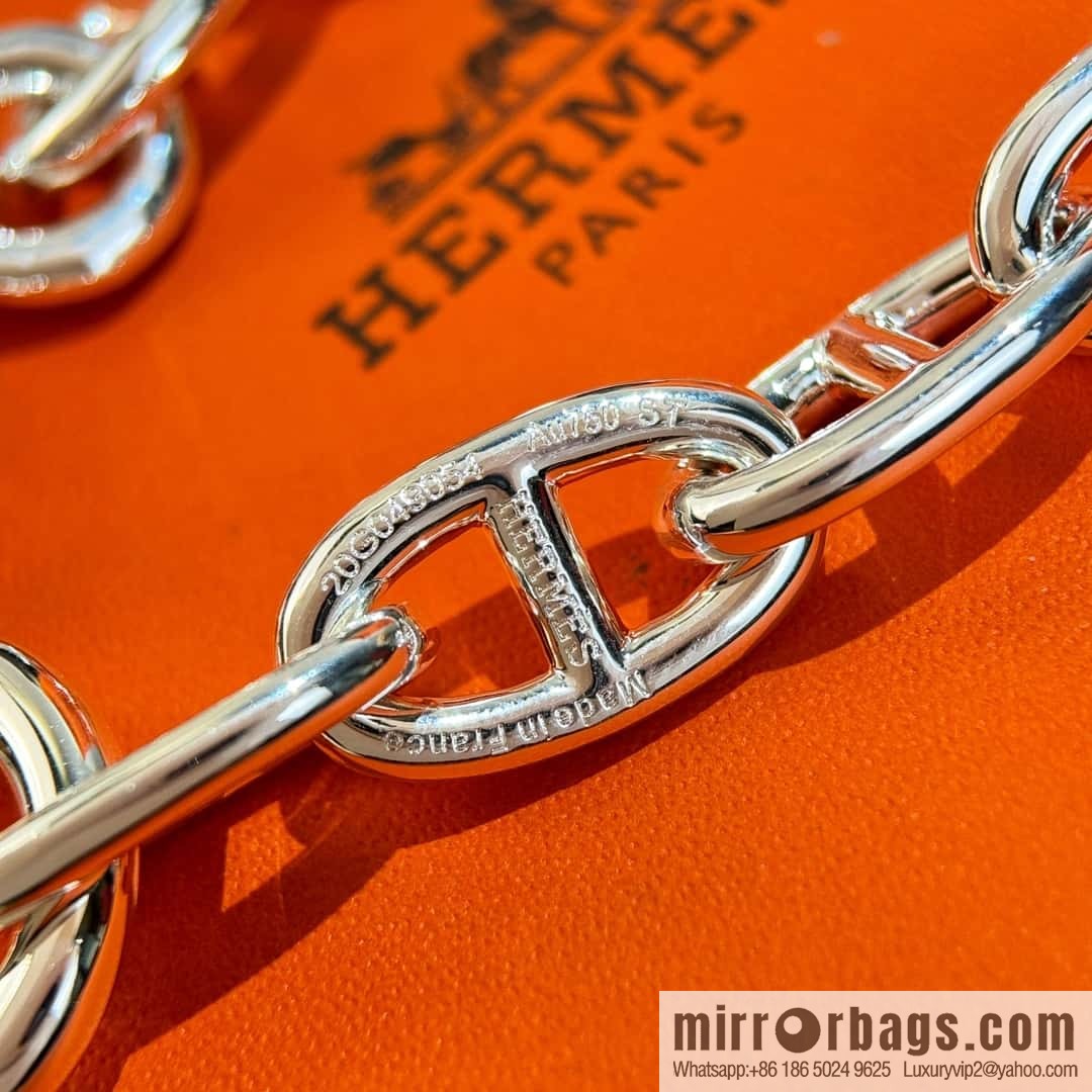 ❗️New ❗️ New ☑️ Hermès HERMES Pig Nose Chaine d Ancre Necklace