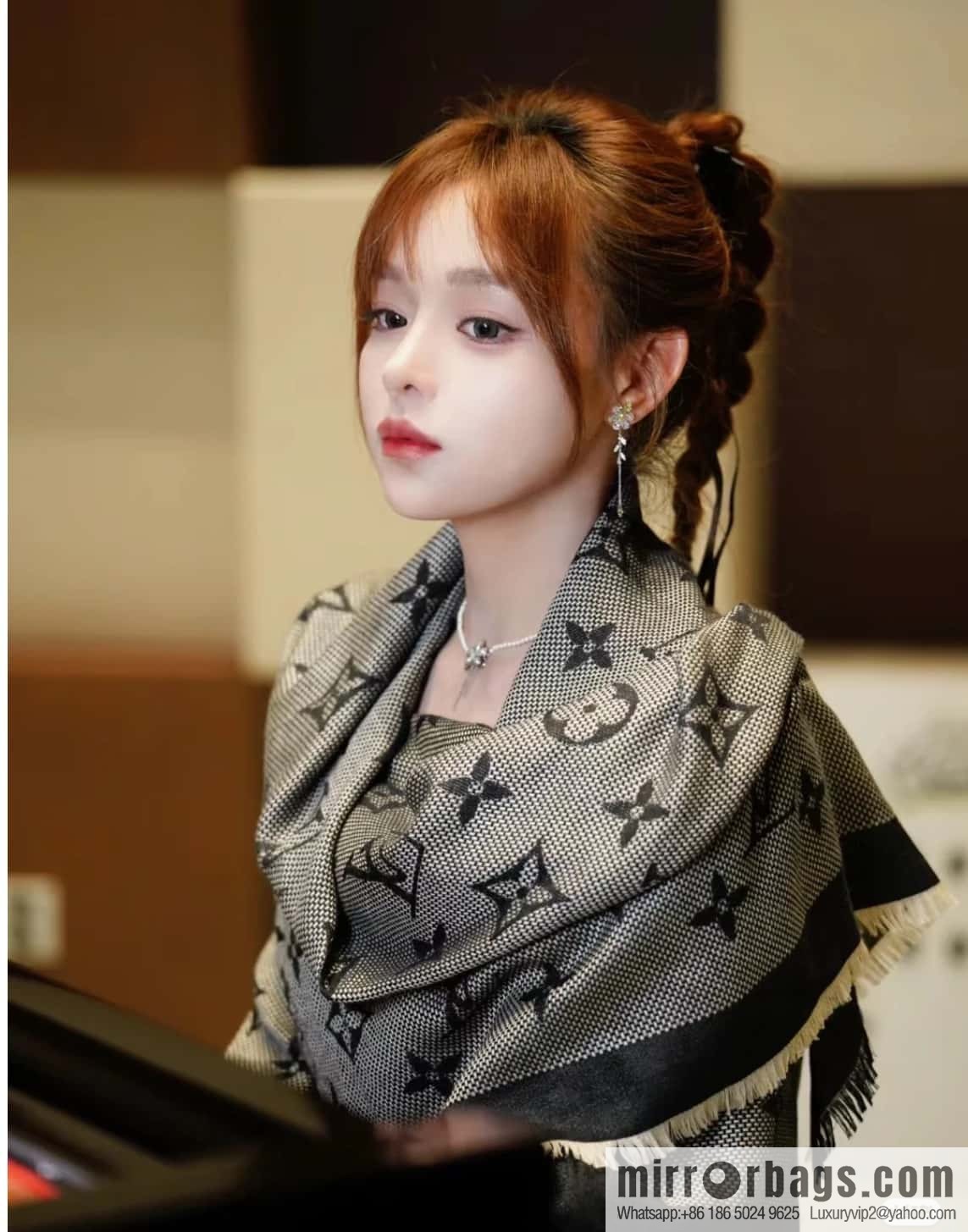 ๐๐จ๐ฎ๐ข๐ฌ ๐ฏ๐ฎ๐ข๐ญ๐ญ๐จ๐งโใ NEO NATรMONOGRAM Shawl ๐ณ M73677