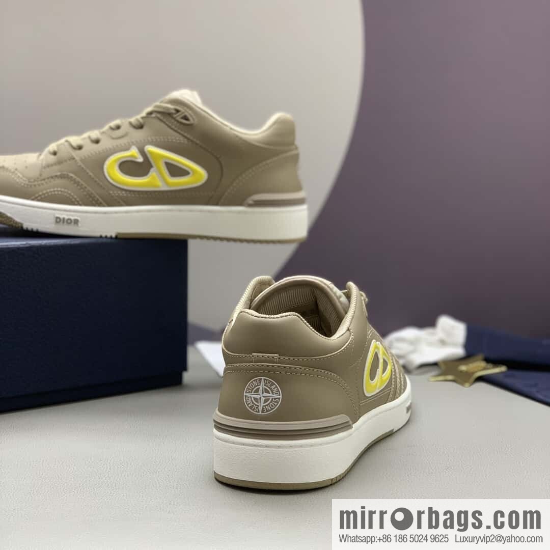 DIOR 🔥 couple stone island joint B57 sports and leisure shoes