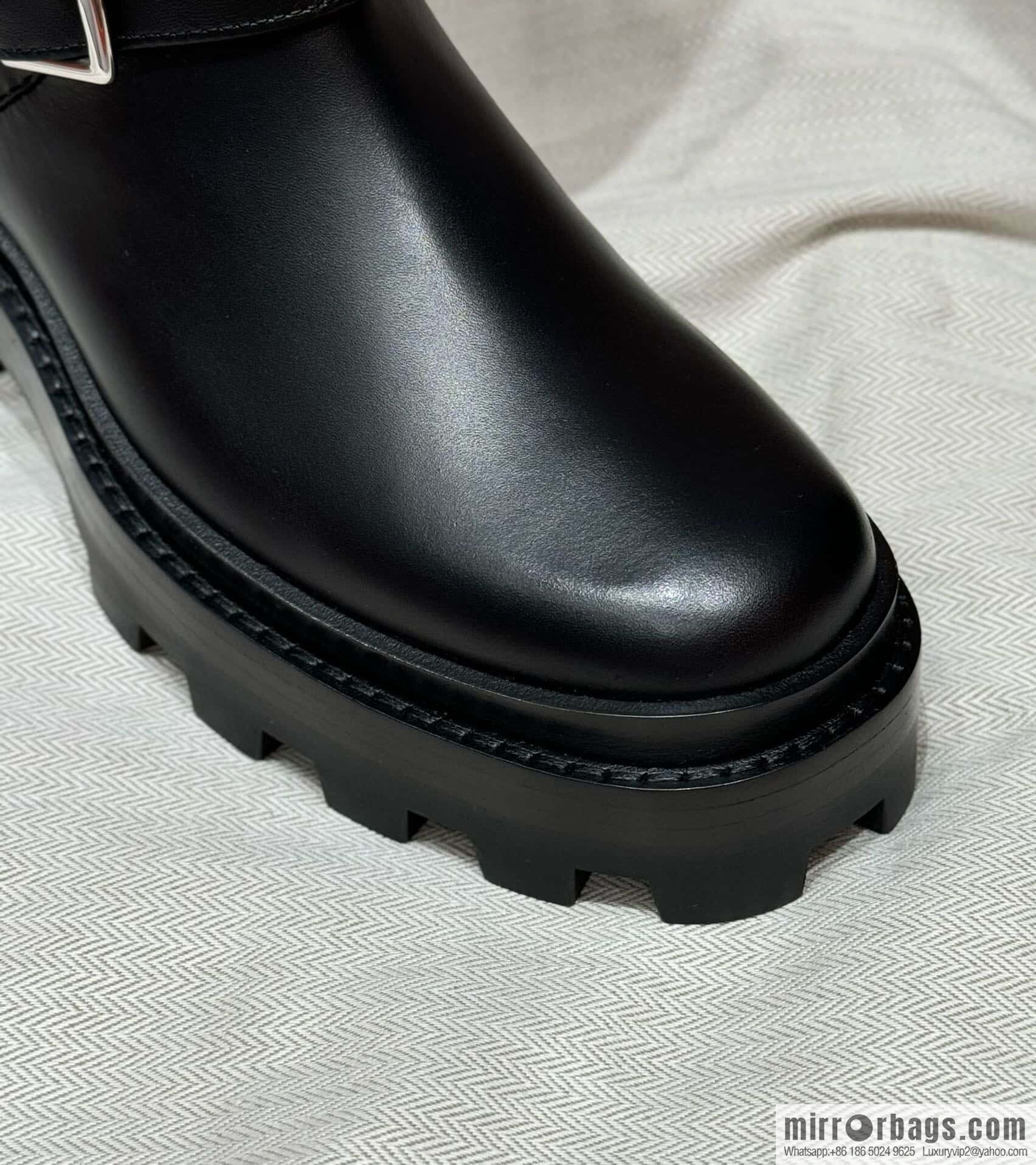 HERMES 218 Jaime Boots, black/Noir calfskin/calfskin