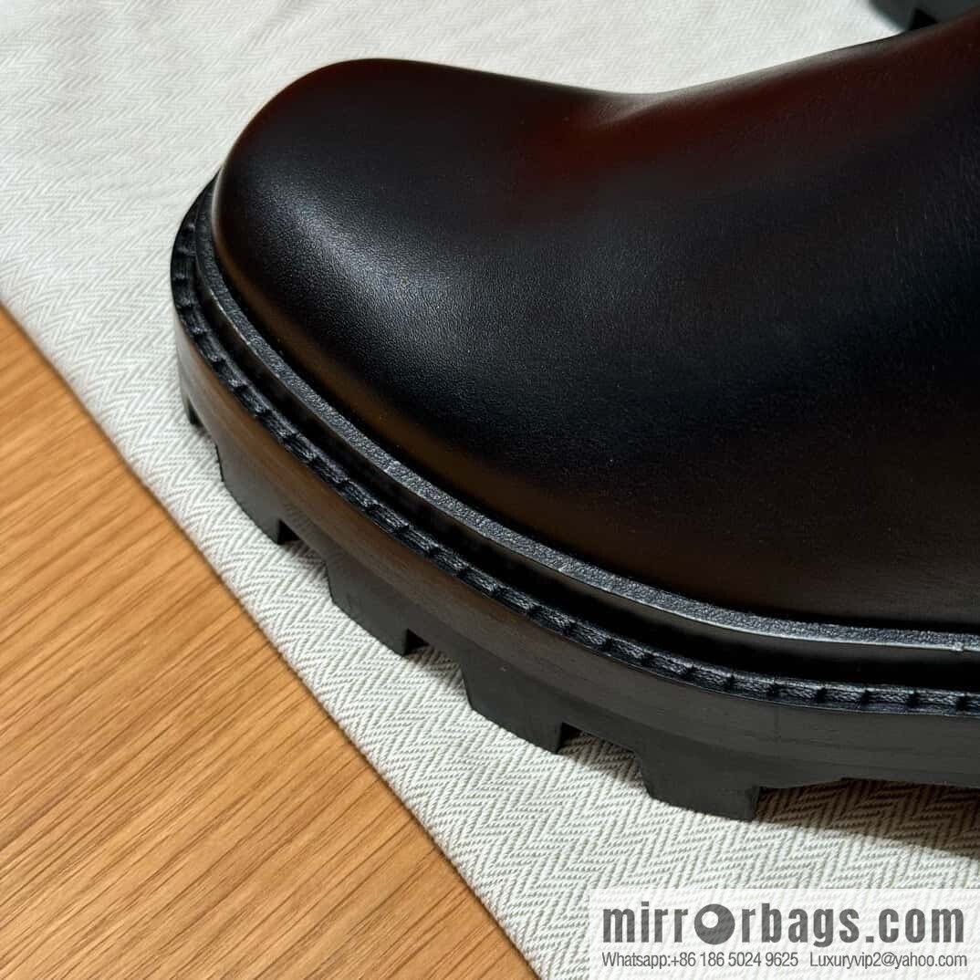 HERMES 217 Jaimy and ankle boots, black/Noir calfskin/calfskin
