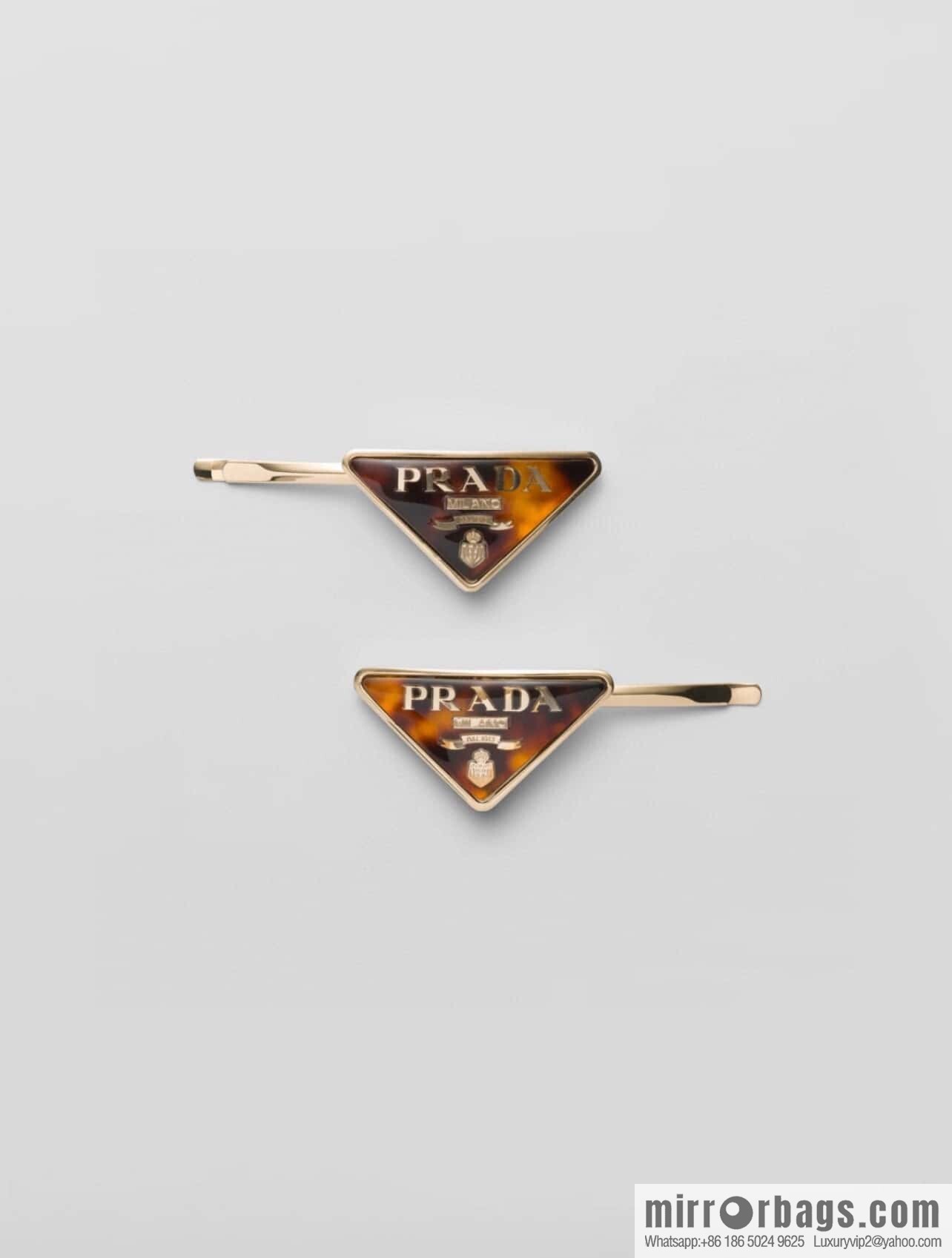 ❗️New ❗️ ☀️ PRADA Prada triangle standard, hairpin hairpin ☀️