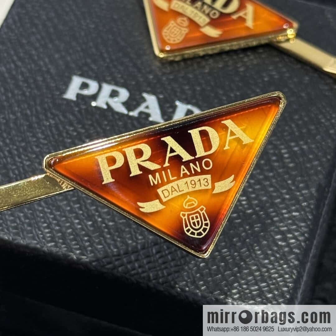 ❗️New ❗️ ☀️ PRADA Prada triangle standard, hairpin hairpin ☀️