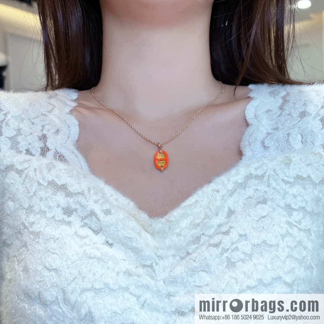❗️New ❗️ New ☑️ Hermès HERMES Pig Nose Mini Maillon Necklace