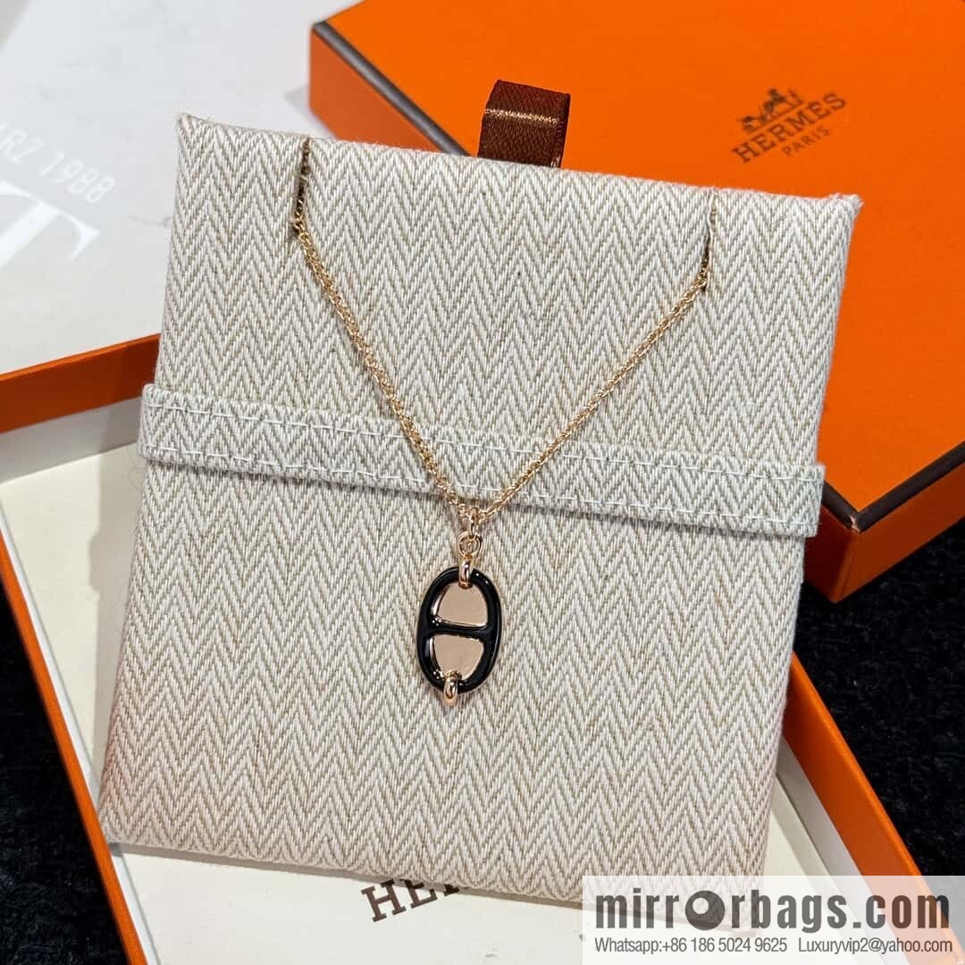 ❗️New ❗️ New ☑️ Hermès HERMES Pig Nose Mini Maillon Necklace