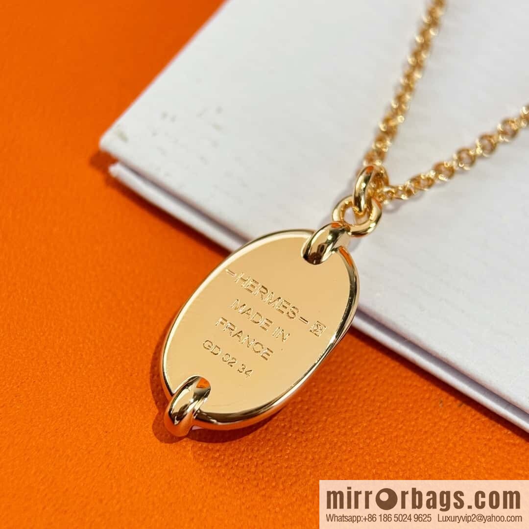 ❗️New ❗️ New ☑️ Hermès HERMES Pig Nose Mini Maillon Necklace