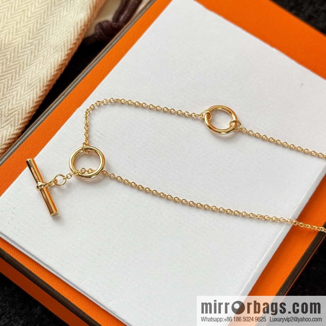 ❗️New ❗️ New ☑️ Hermès HERMES Pig Nose Mini Maillon Necklace