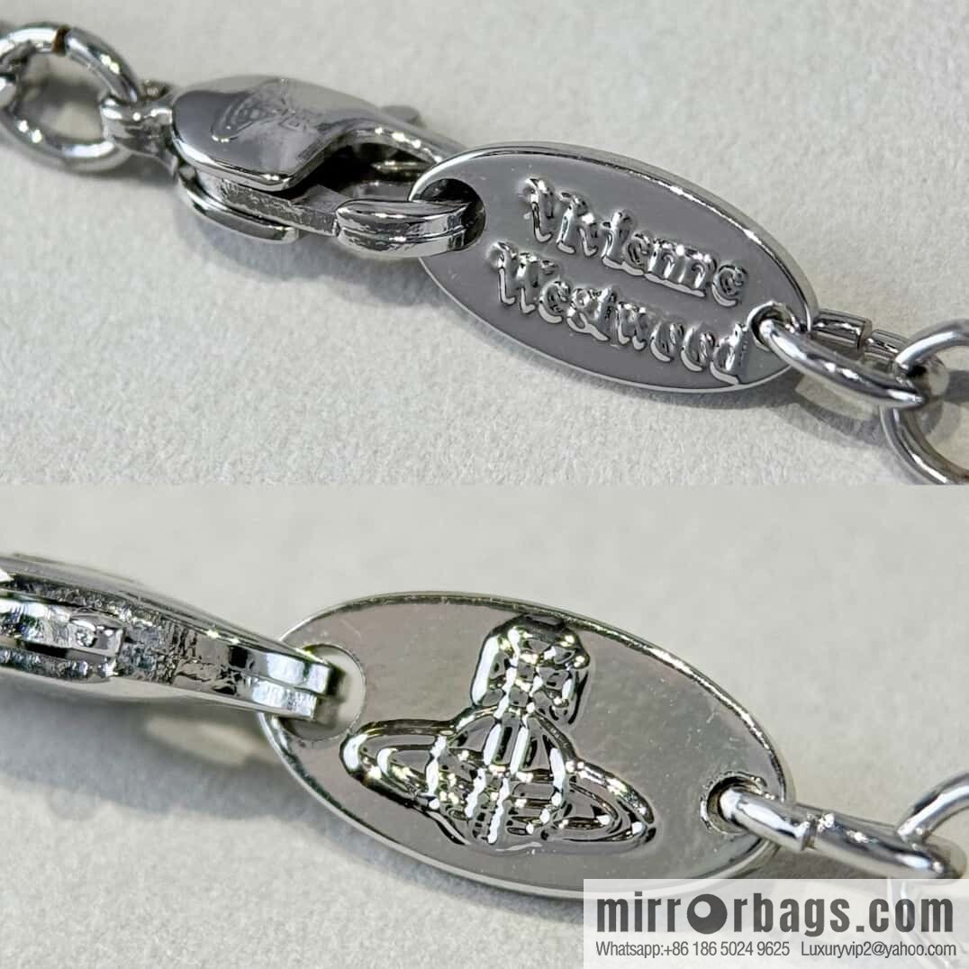 ❗️New ❗️ New ☑️ Vivienne Westwood Queen Mother Blue Saturn Necklace