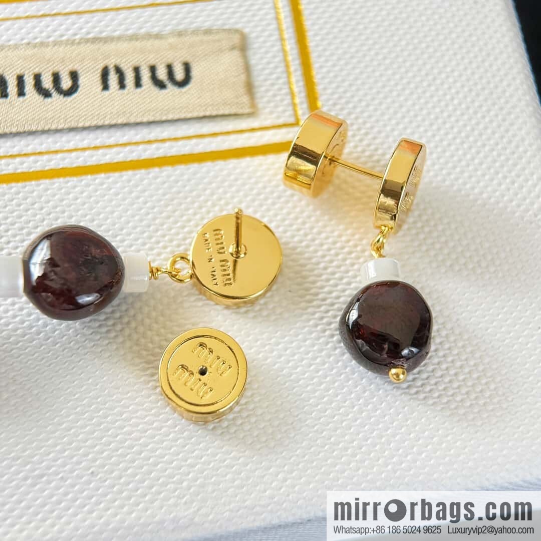 ❗️New ❗️ [Style] MIU MIU Squirrel Mushroom Stud Earrings