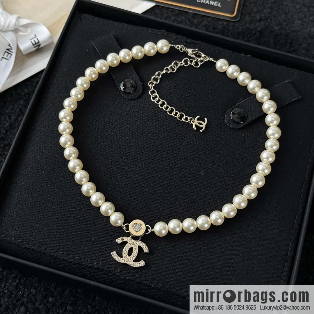 ❗️New ❗️☀️ New ☑️ Chanel Double C Pearl Necklace ☀️