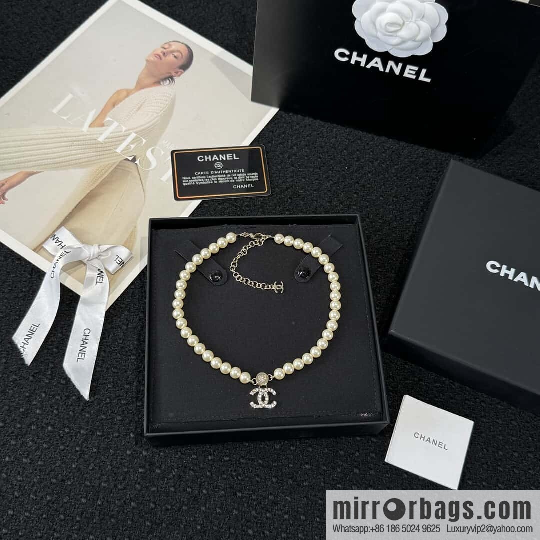 ❗️New ❗️☀️ New ☑️ Chanel Double C Pearl Necklace ☀️