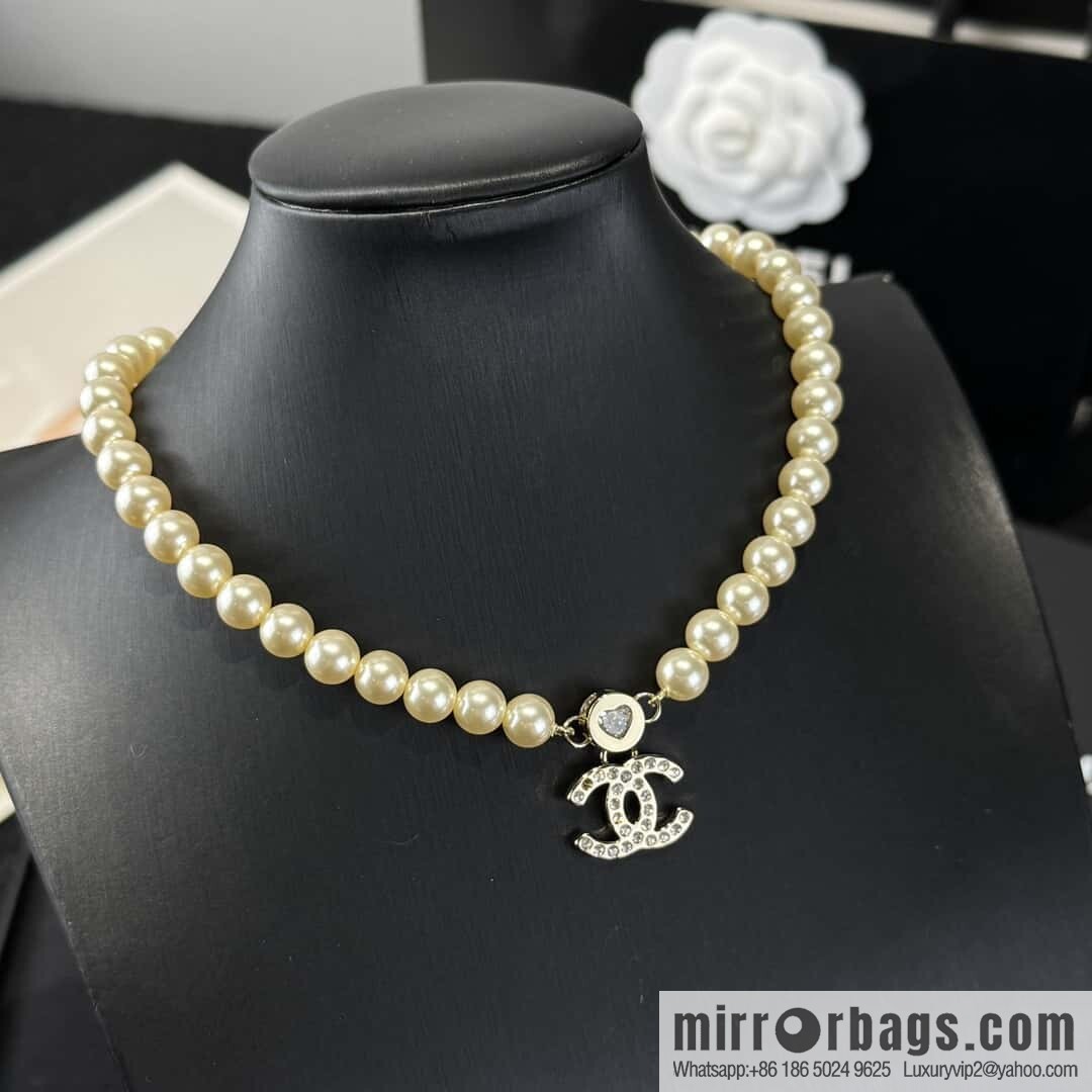 ❗️New ❗️☀️ New ☑️ Chanel Double C Pearl Necklace ☀️