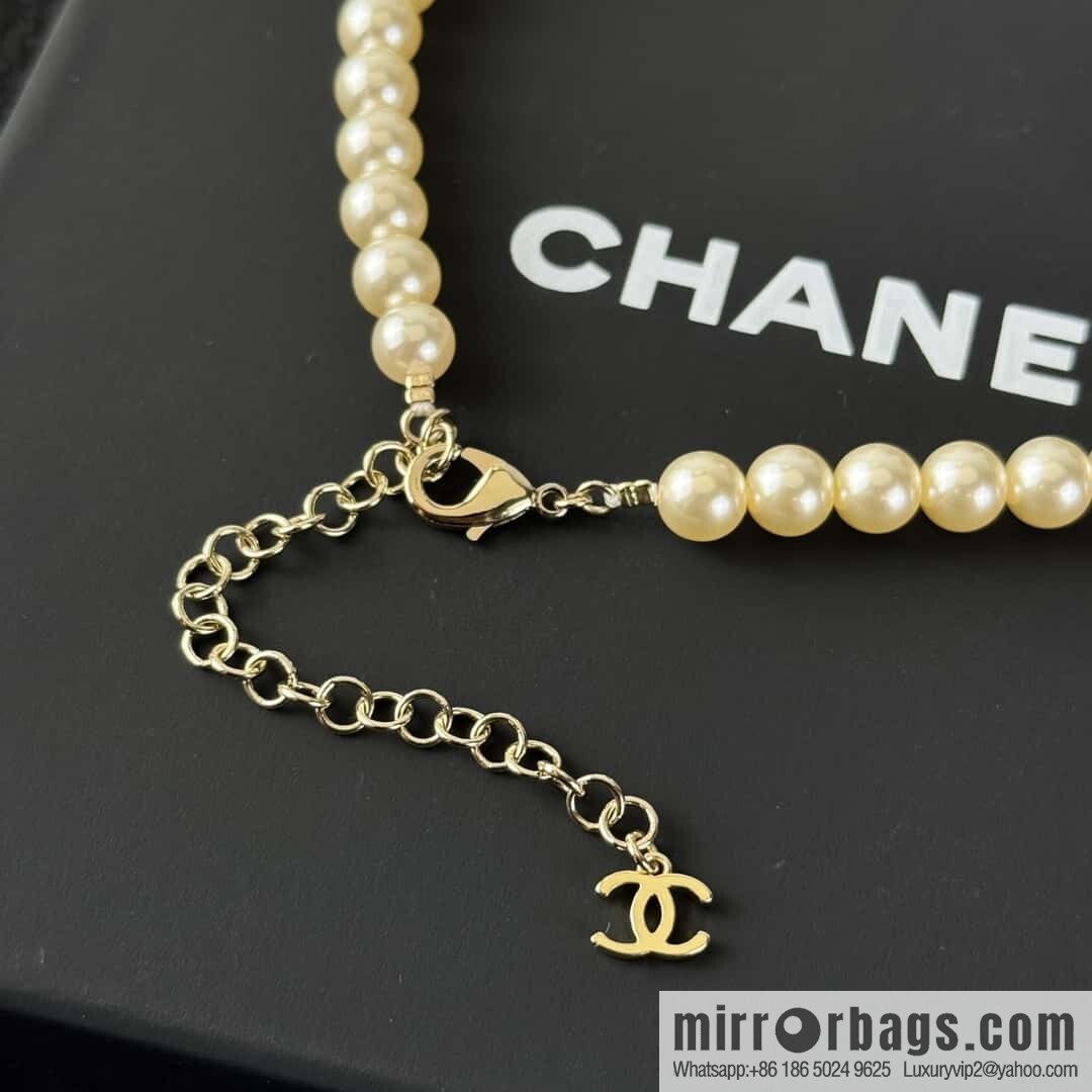 ❗️New ❗️☀️ New ☑️ Chanel Double C Pearl Necklace ☀️