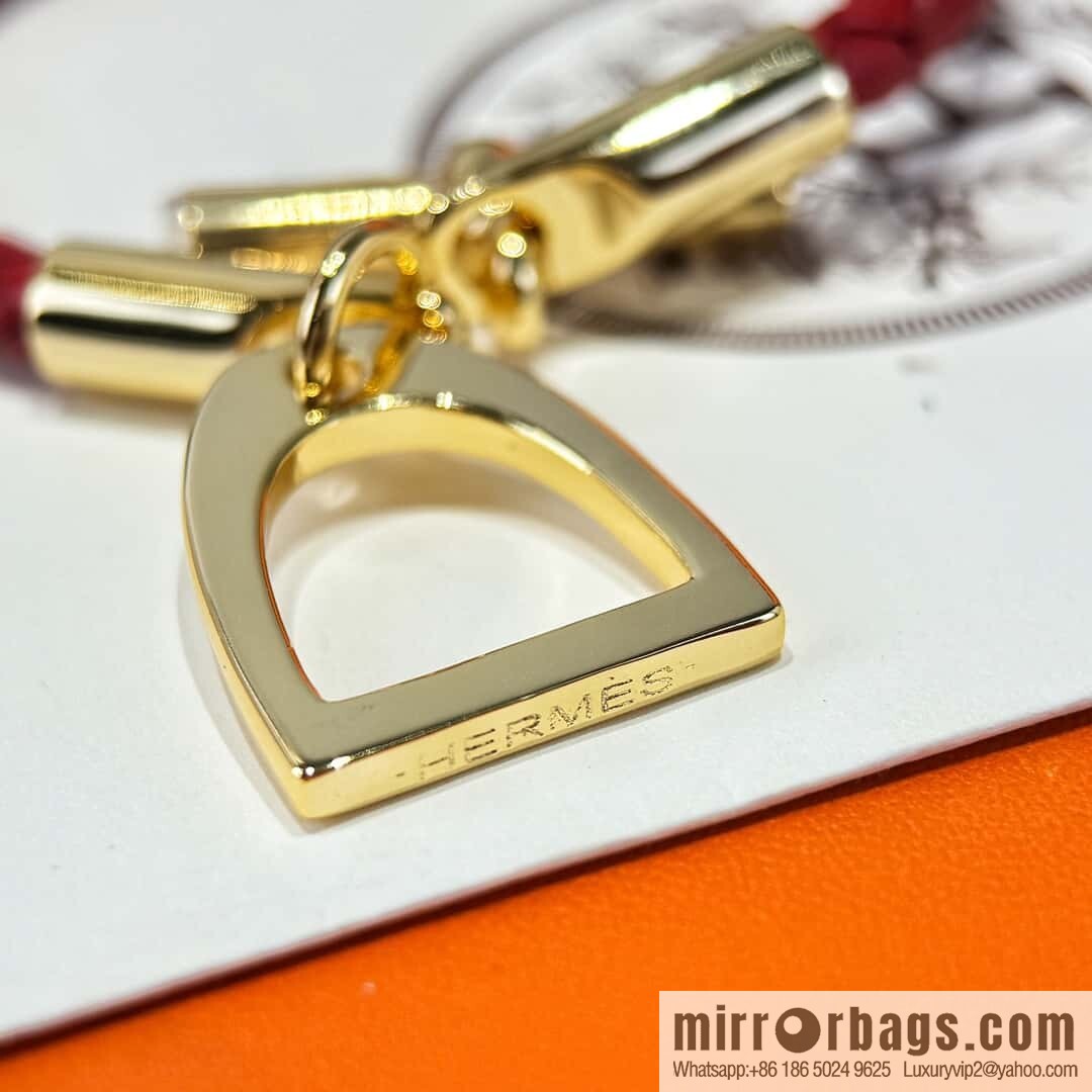 ❗️New ❗️ gold, new ☑️ Hermès HERMES Etrier horseshoe bracelet bracelet