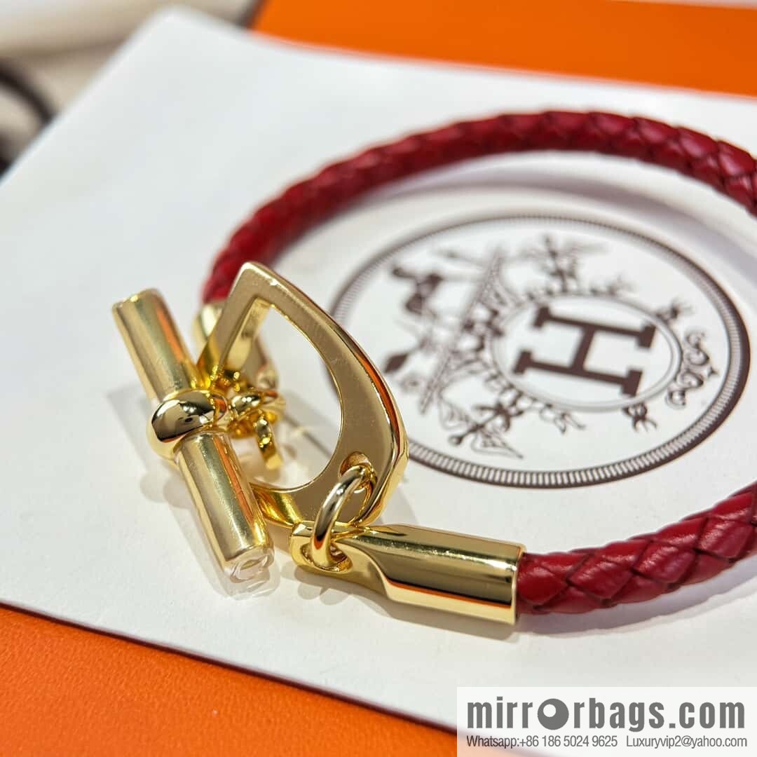 ❗️New ❗️ gold, new ☑️ Hermès HERMES Etrier horseshoe bracelet bracelet