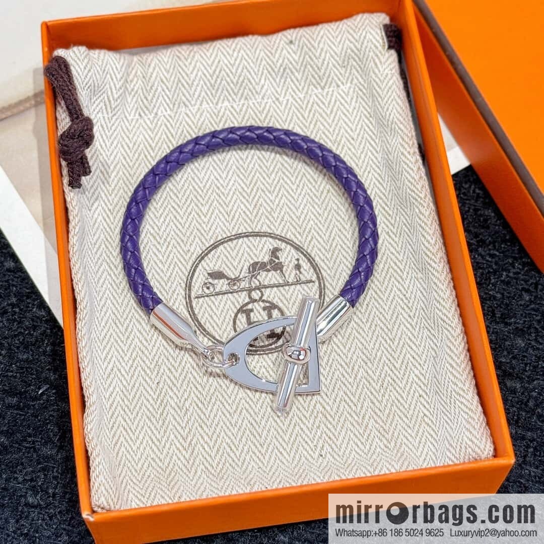 ❗️New ❗️ Silver, New ☑️ Hermès HERMES Etrier Horseshoe Bracelet