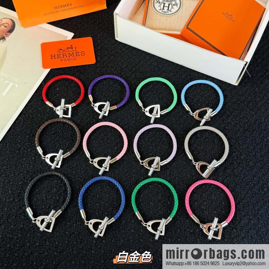 ❗️New ❗️ Silver, New ☑️ Hermès HERMES Etrier Horseshoe Bracelet