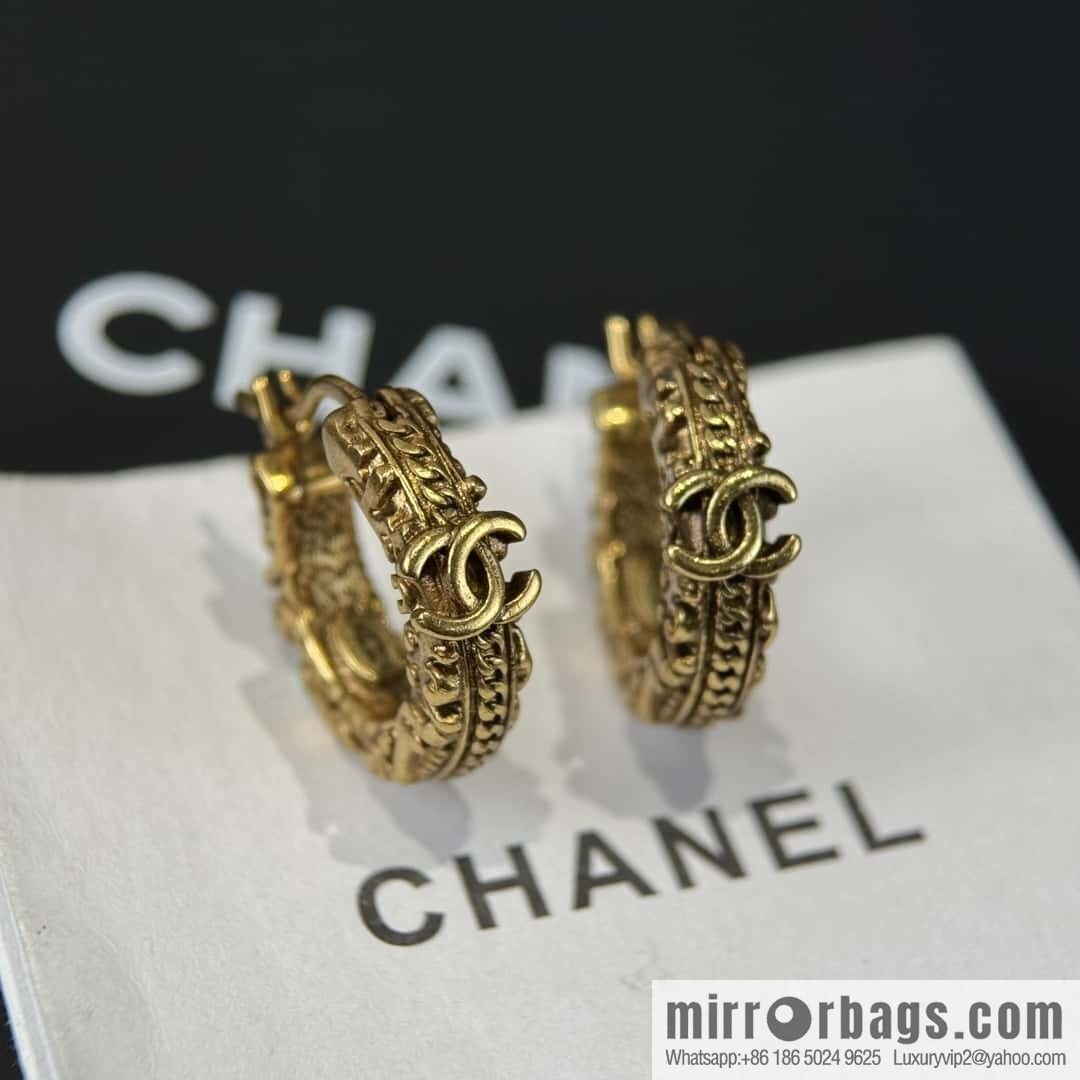 ❗️New ❗️☀️ New ☑️ Chanel Double C Semicircular Earrings ☀️
