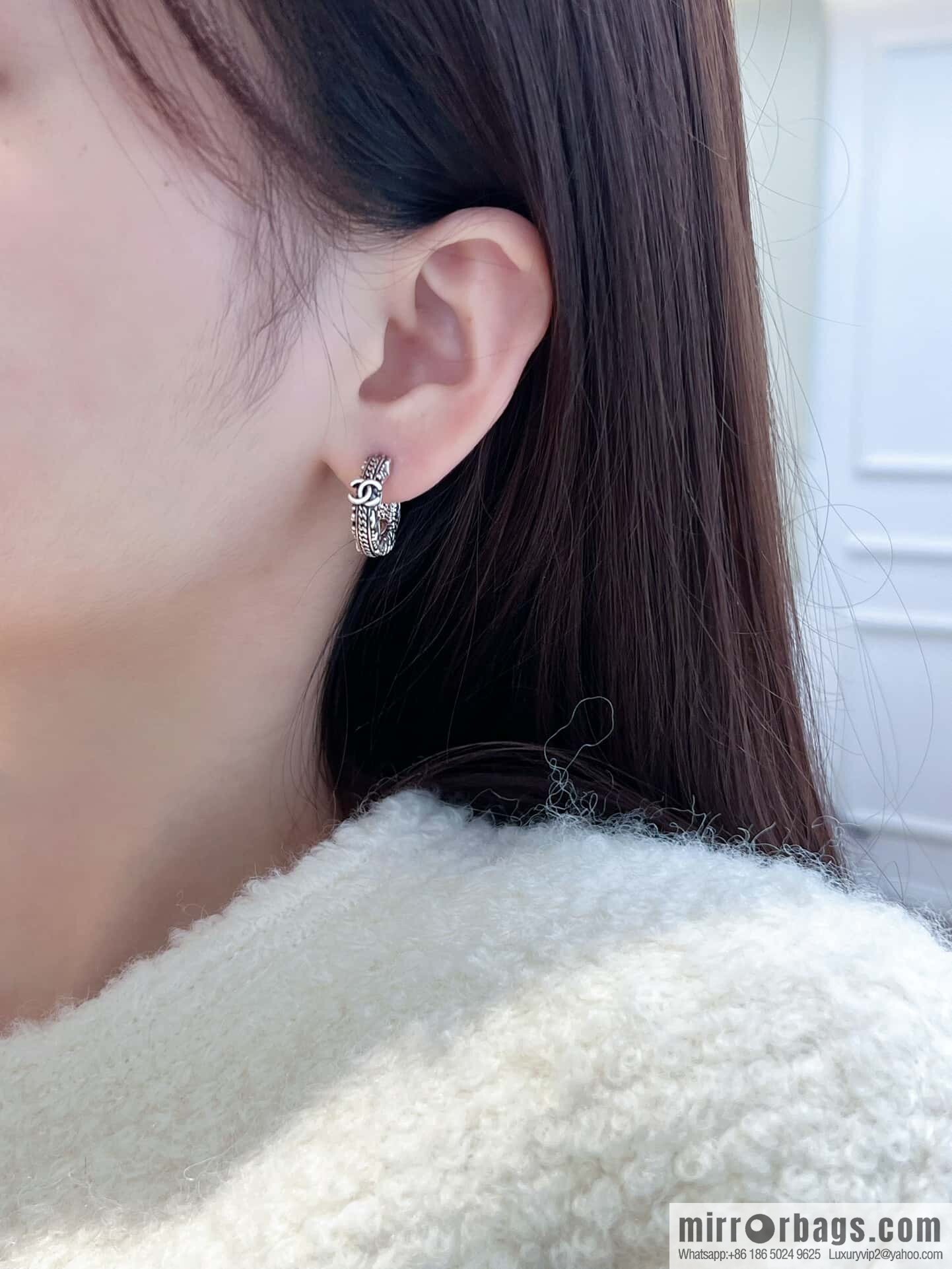 ❗️New ❗️☀️ New ☑️ Chanel Double C Semicircular Earrings ☀️