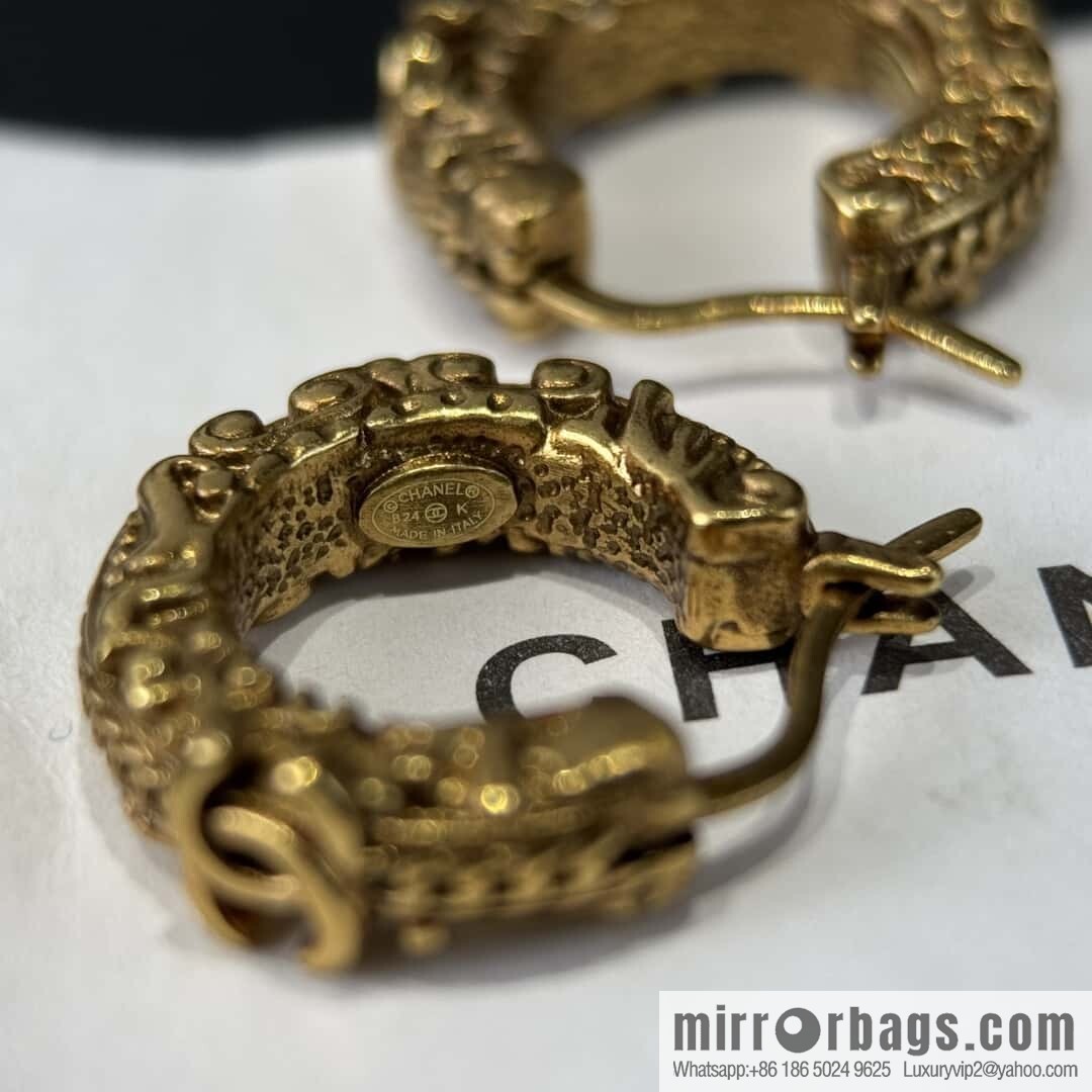 ❗️New ❗️☀️ New ☑️ Chanel Double C Semicircular Earrings ☀️