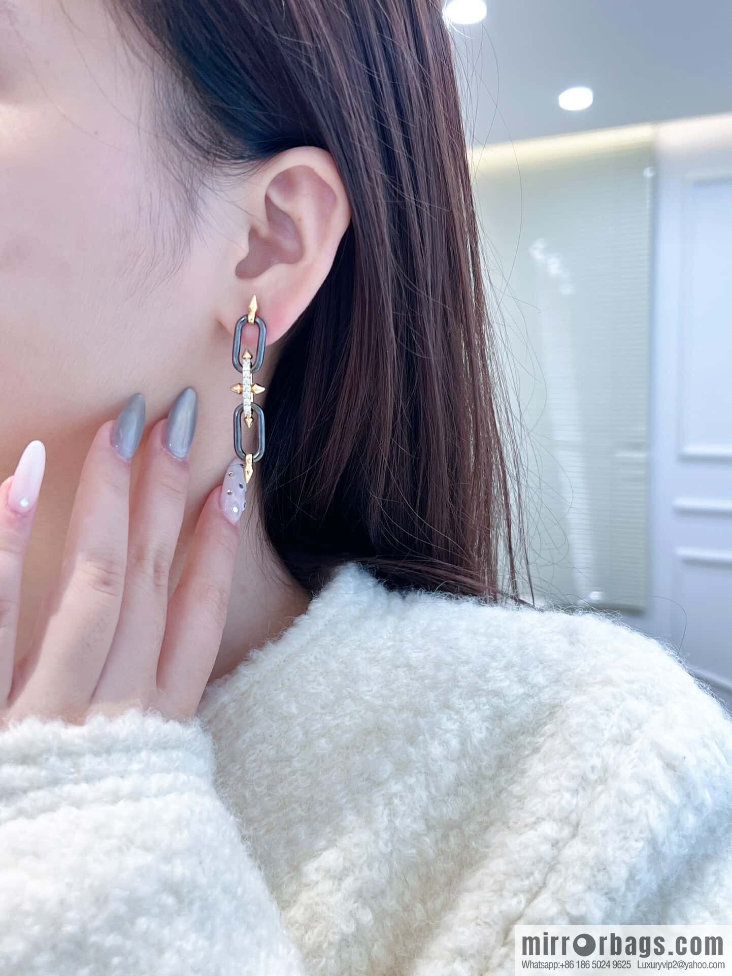 ❗️New ❗️ ☀️ Original ☀️ Tiffany & co Tiffany Titan Jewelry Tiffany Titan by Pharrell Williams Trident Gun Black Stud Earrings ☀️
