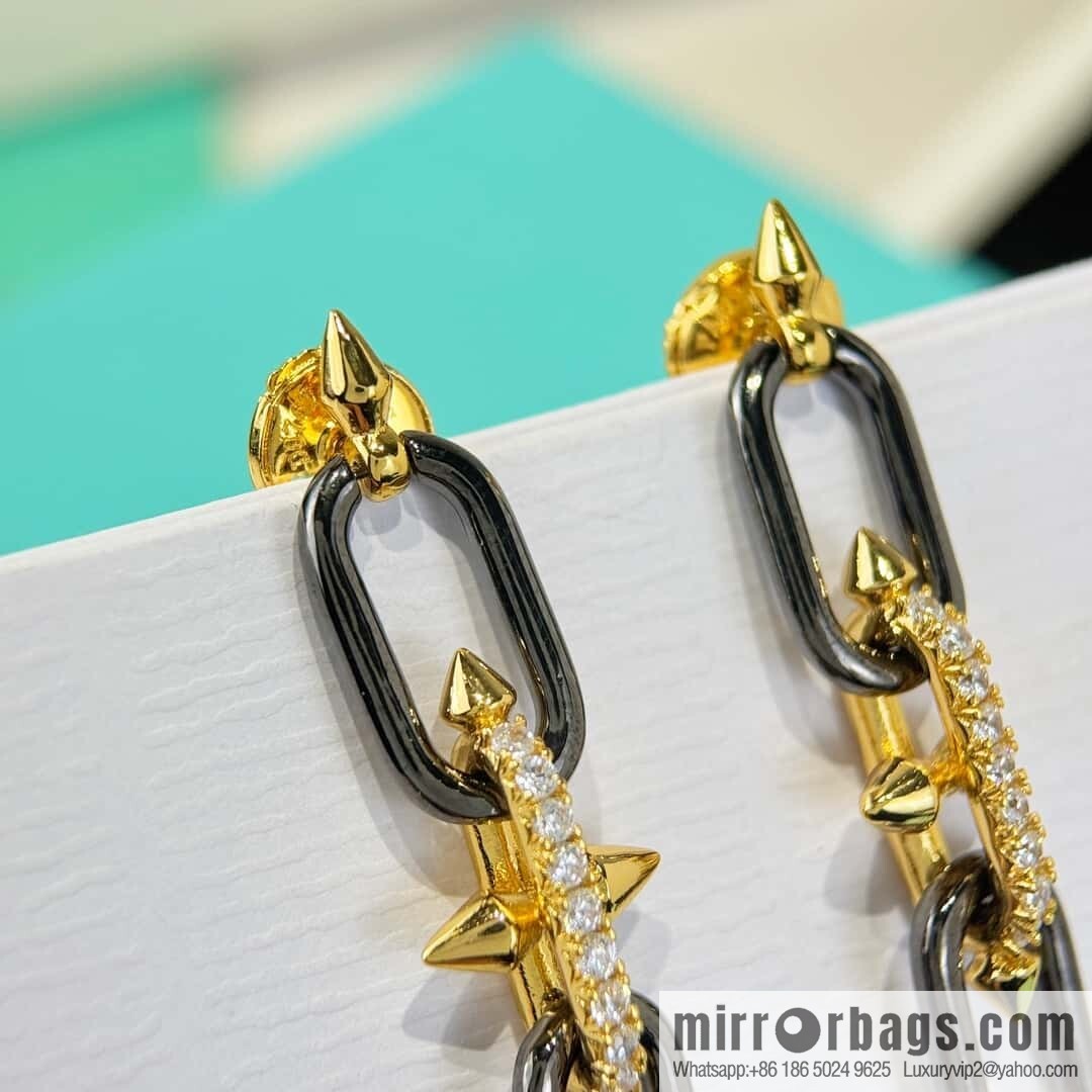 ❗️New ❗️ ☀️ Original ☀️ Tiffany & co Tiffany Titan Jewelry Tiffany Titan by Pharrell Williams Trident Gun Black Stud Earrings ☀️