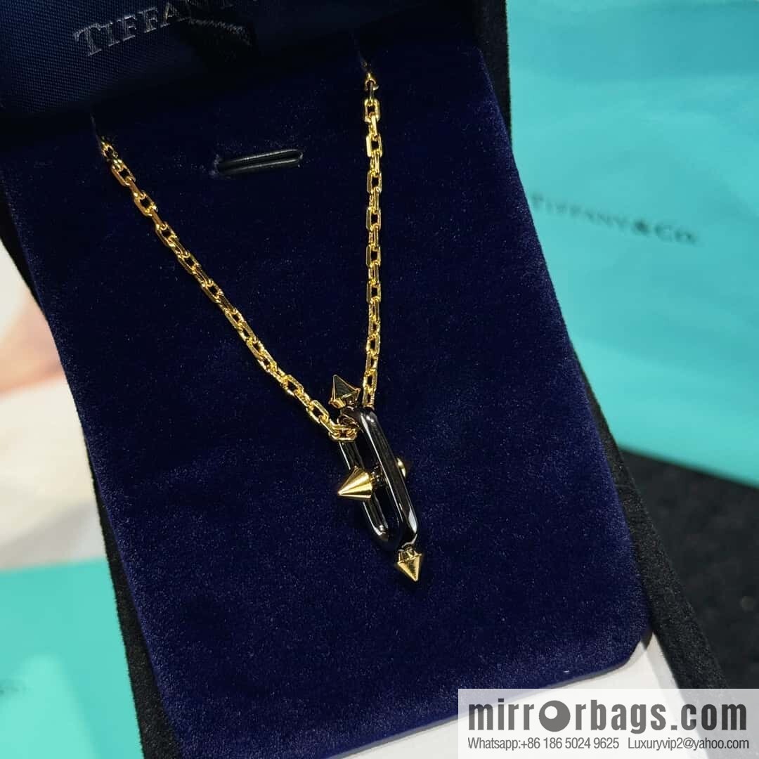 ❗️New ❗️ ☀️ Tiffany & co Tiffany Titan Jewelry Collection Tiffany Titan by Pharrell Williams Trident Gun Black Necklace ☀️