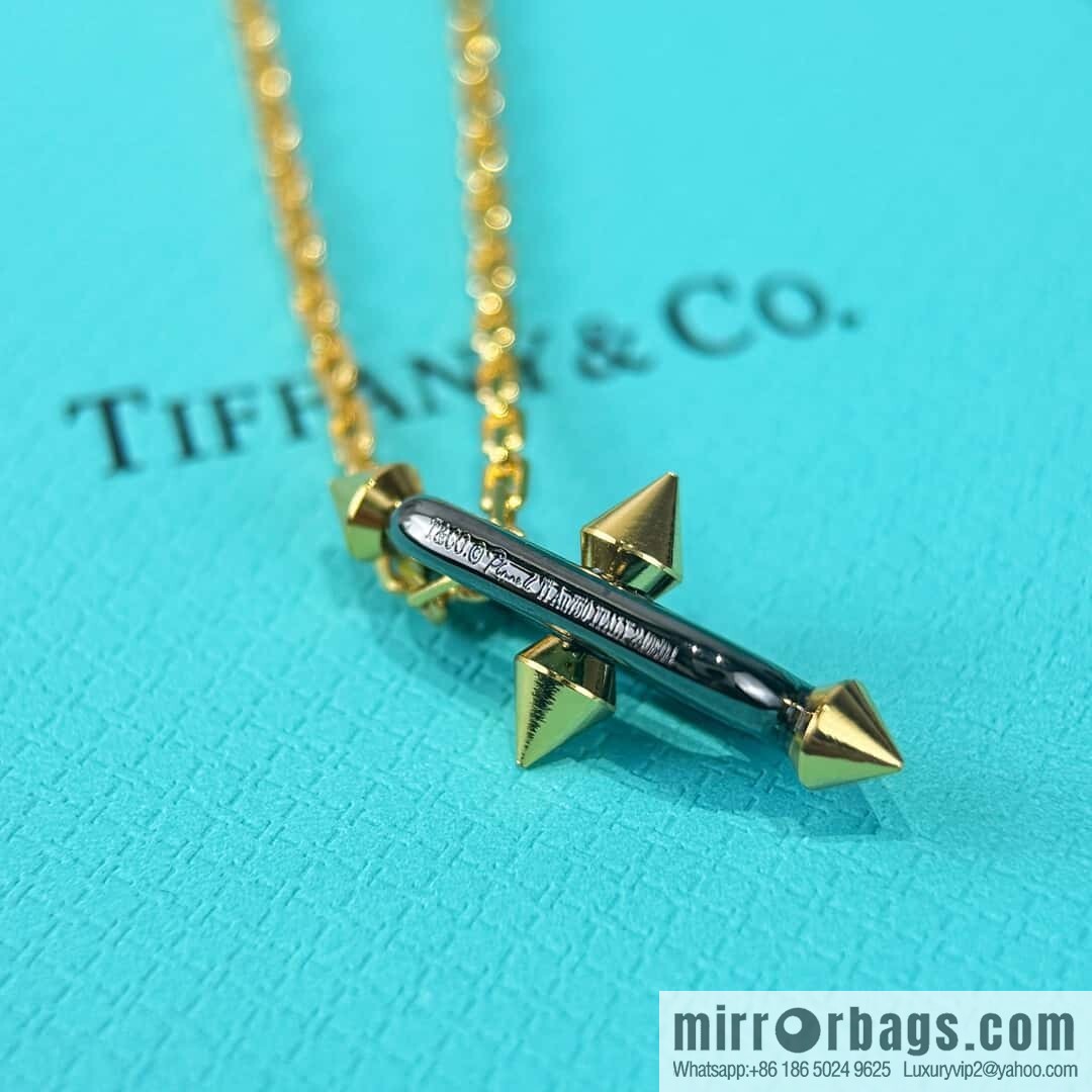 ❗️New ❗️ ☀️ Tiffany & co Tiffany Titan Jewelry Collection Tiffany Titan by Pharrell Williams Trident Gun Black Necklace ☀️