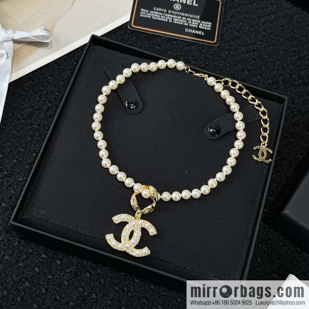 ❗️New ❗️☀️ New ☑️ Chanel Double C Pearl Necklace ☀️