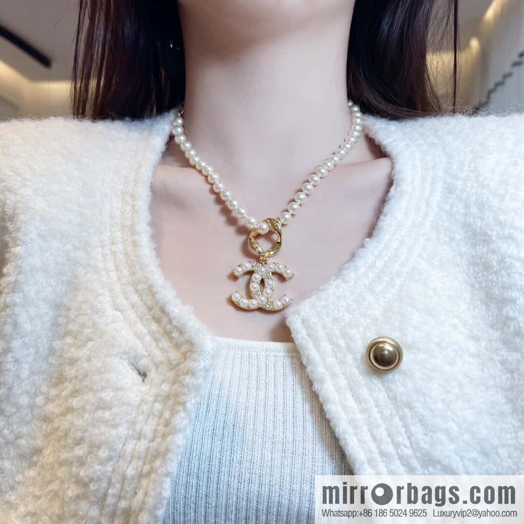 ❗️New ❗️☀️ New ☑️ Chanel Double C Pearl Necklace ☀️