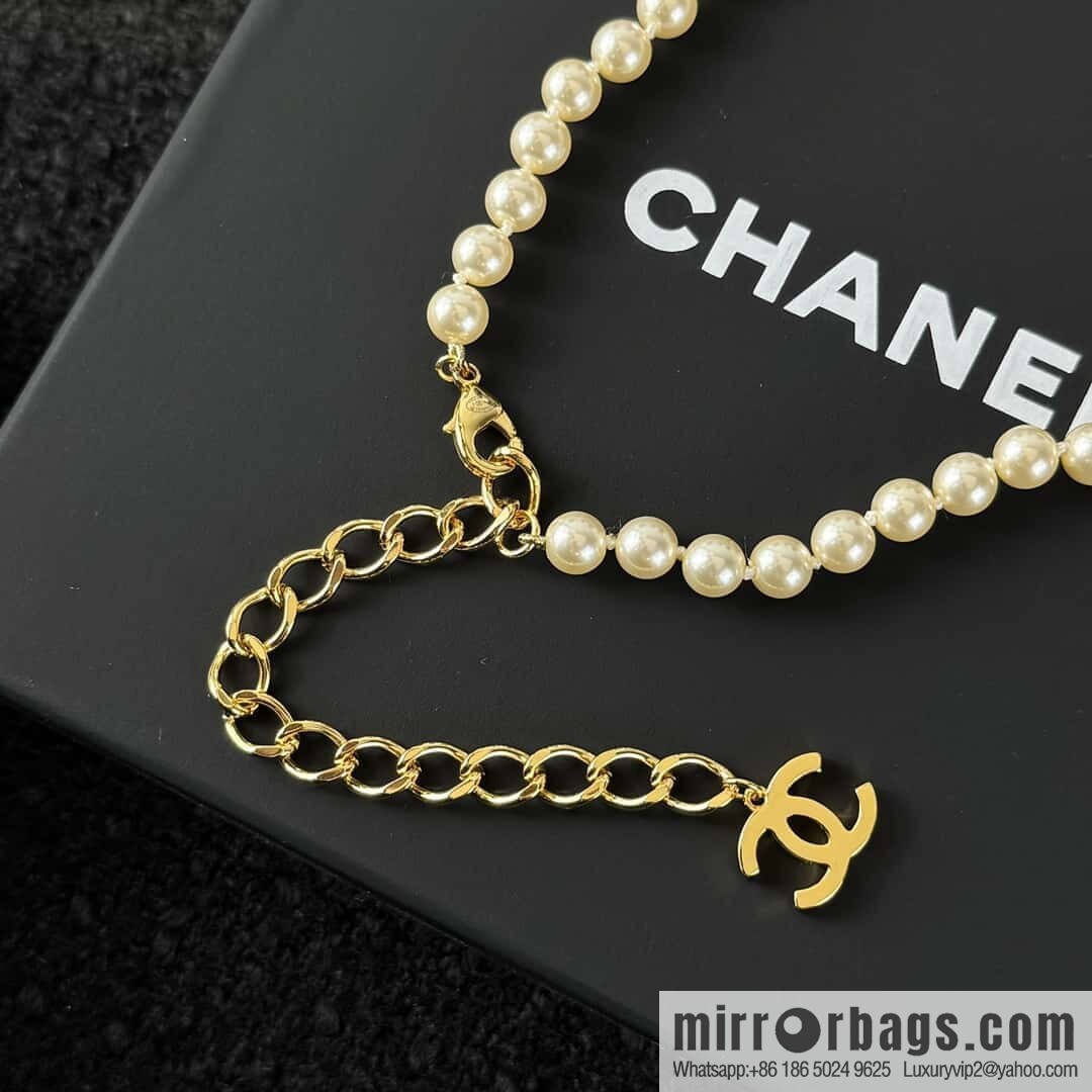 ❗️New ❗️☀️ New ☑️ Chanel Double C Pearl Necklace ☀️