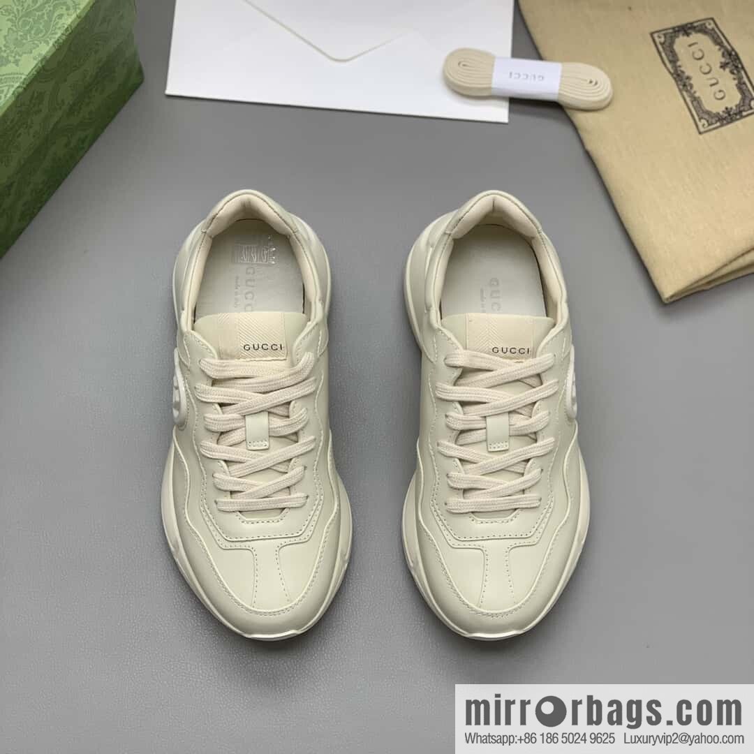 GUCCI 🔥 [G Replica Luxury Handbag High Version] Men's and Women's Retro Sneakers