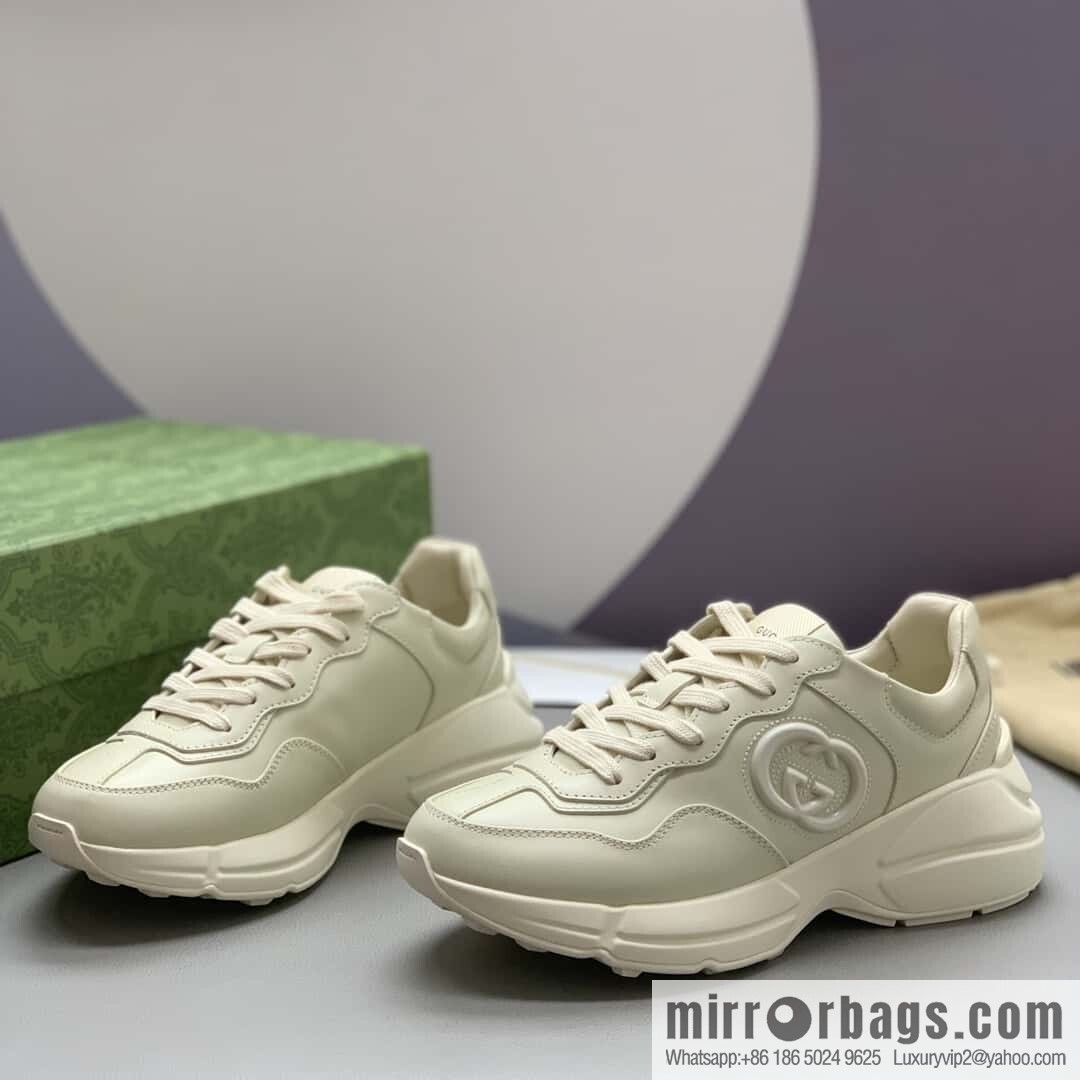 GUCCI 🔥 [G Replica Luxury Handbag High Version] Men's and Women's Retro Sneakers