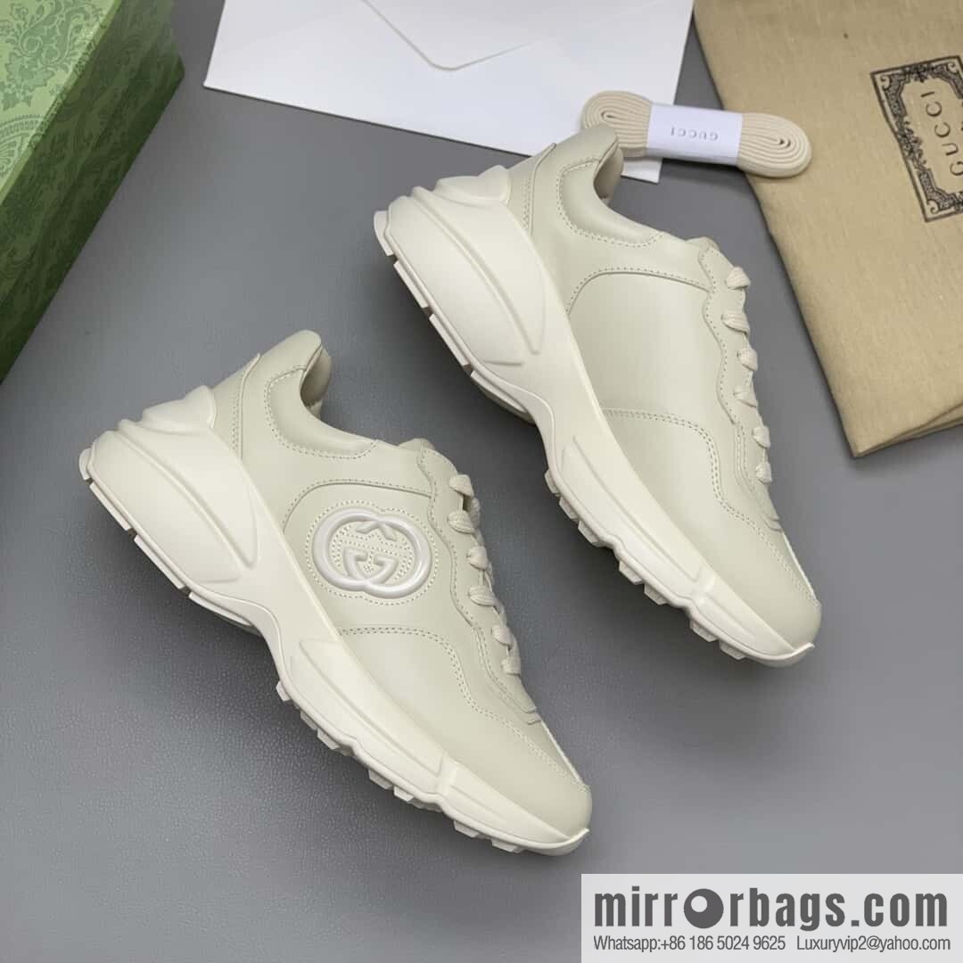 GUCCI 🔥 [G Replica Luxury Handbag High Version] Men's and Women's Retro Sneakers