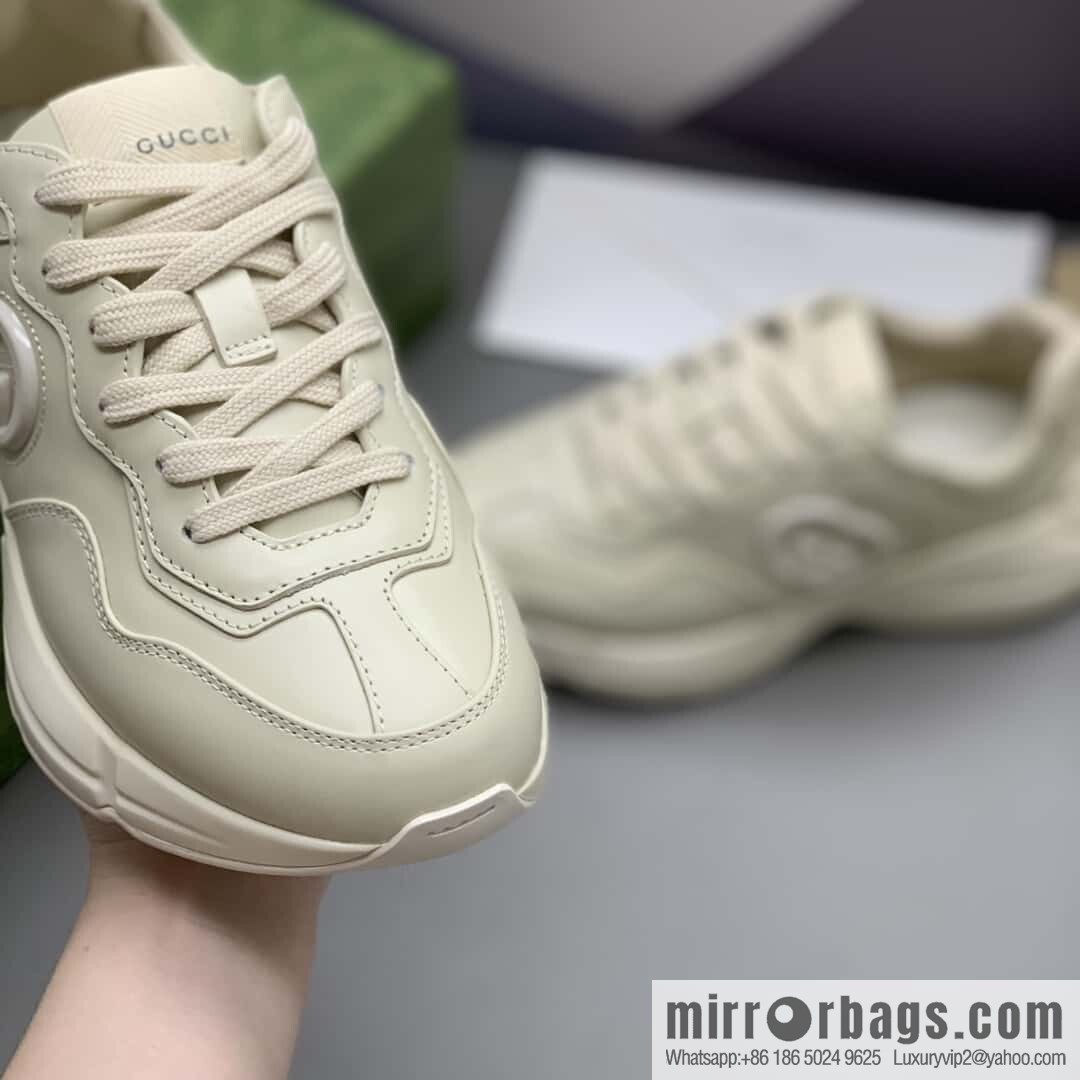 GUCCI 🔥 [G Replica Luxury Handbag High Version] Men's and Women's Retro Sneakers