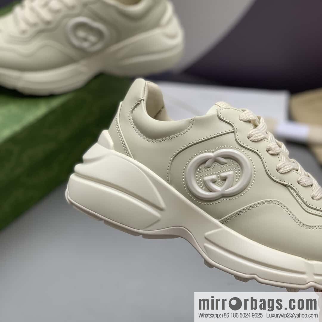 GUCCI 🔥 [G Replica Luxury Handbag High Version] Men's and Women's Retro Sneakers