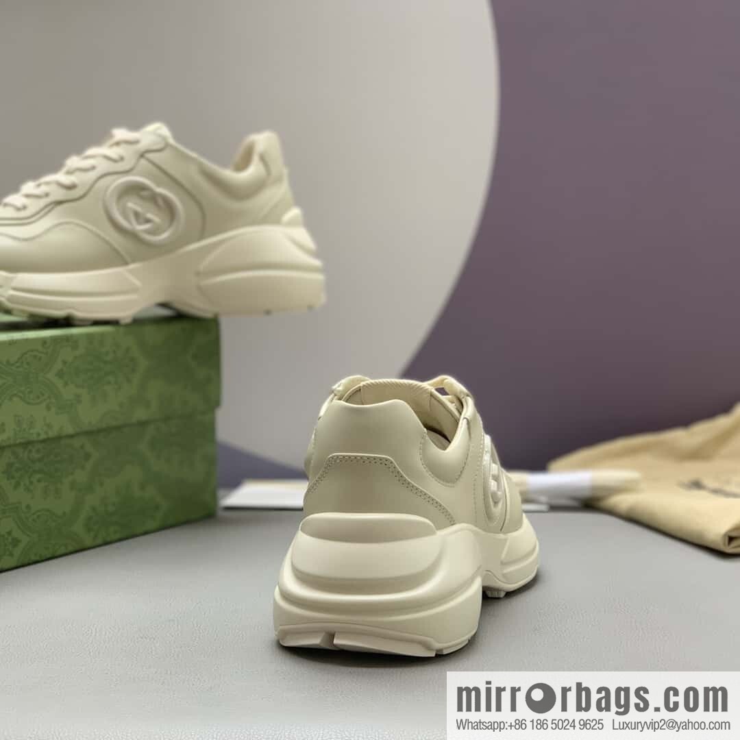 GUCCI 🔥 [G Replica Luxury Handbag High Version] Men's and Women's Retro Sneakers