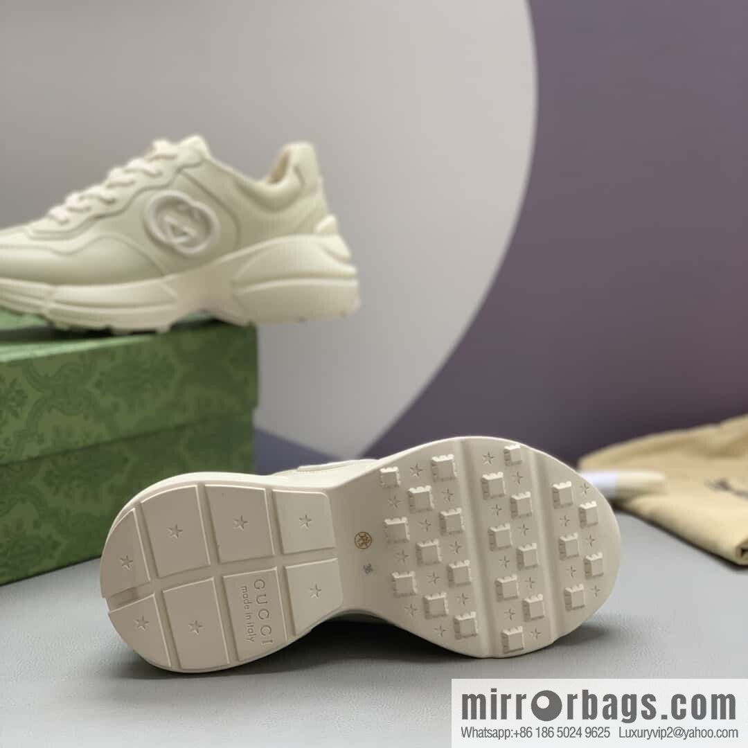 GUCCI 🔥 [G Replica Luxury Handbag High Version] Men's and Women's Retro Sneakers