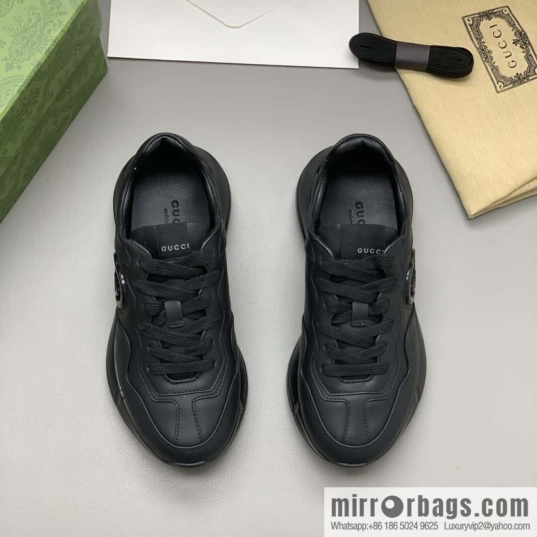 GUCCI 🔥 [G Replica Luxury Handbag High Version] Men's and Women's Retro Sneakers