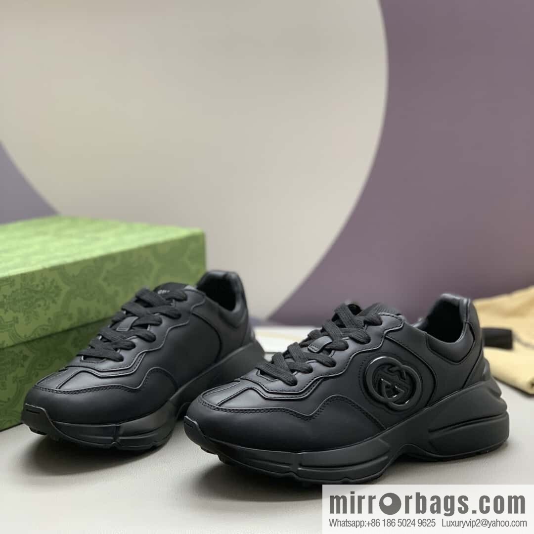 GUCCI 🔥 [G Replica Luxury Handbag High Version] Men's and Women's Retro Sneakers