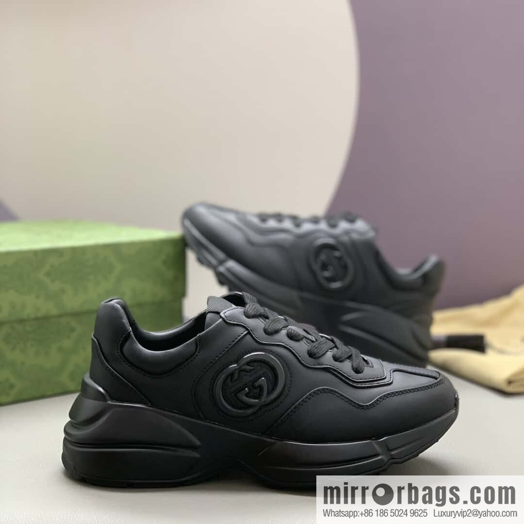 GUCCI 🔥 [G Replica Luxury Handbag High Version] Men's and Women's Retro Sneakers