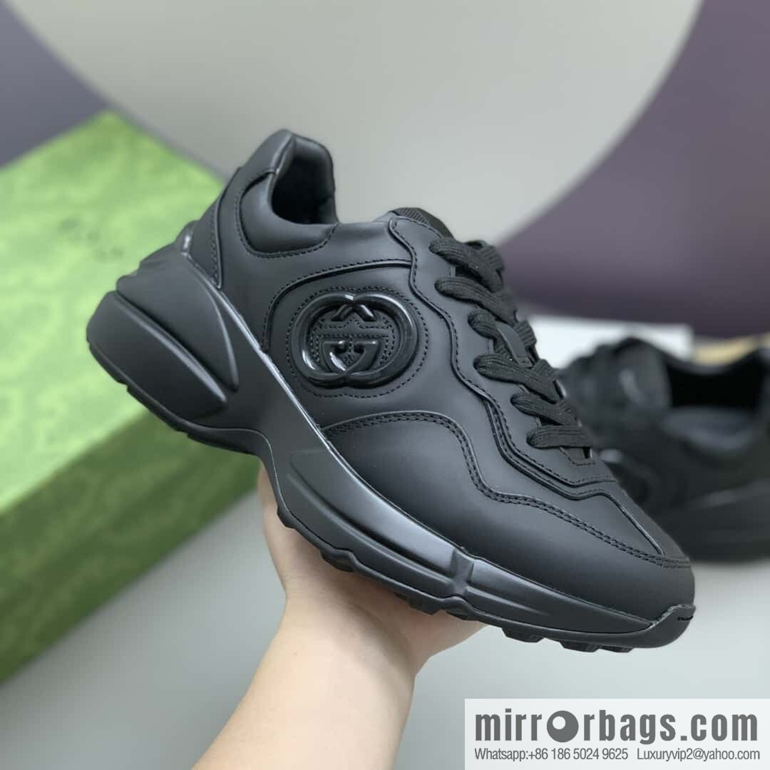 GUCCI 🔥 [G Replica Luxury Handbag High Version] Men's and Women's Retro Sneakers
