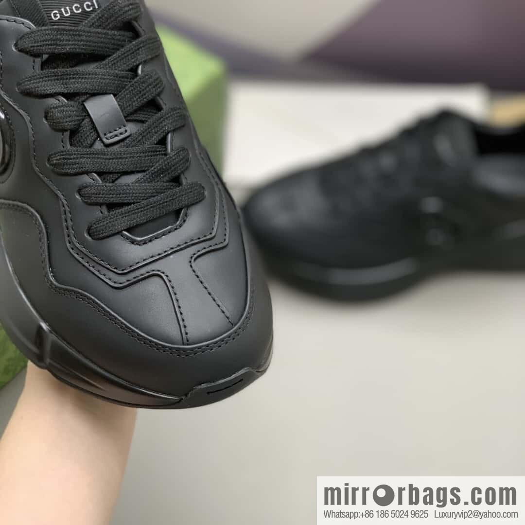 GUCCI 🔥 [G Replica Luxury Handbag High Version] Men's and Women's Retro Sneakers
