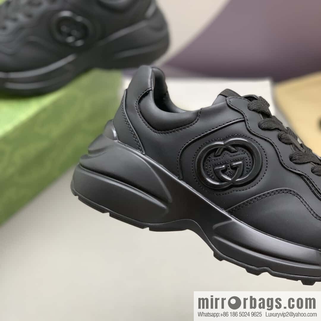 GUCCI 🔥 [G Replica Luxury Handbag High Version] Men's and Women's Retro Sneakers