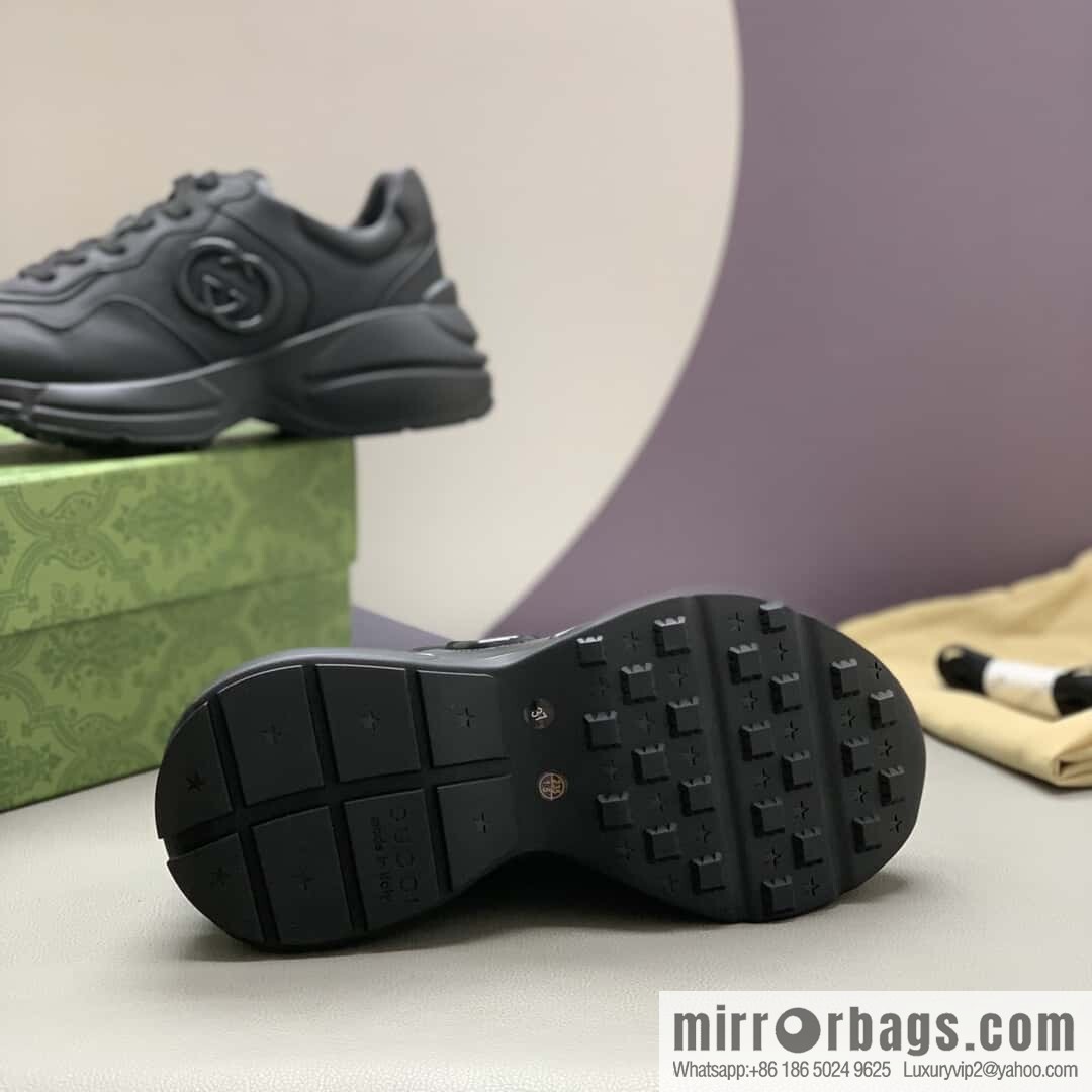 GUCCI 🔥 [G Replica Luxury Handbag High Version] Men's and Women's Retro Sneakers