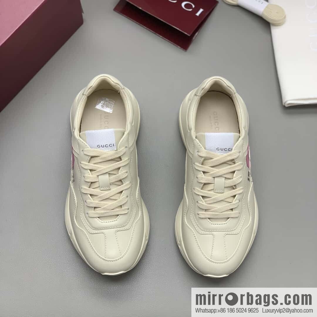 GUCCI 🔥 [G Replica Luxury Handbag High Version] Men's and Women's Retro Sneakers