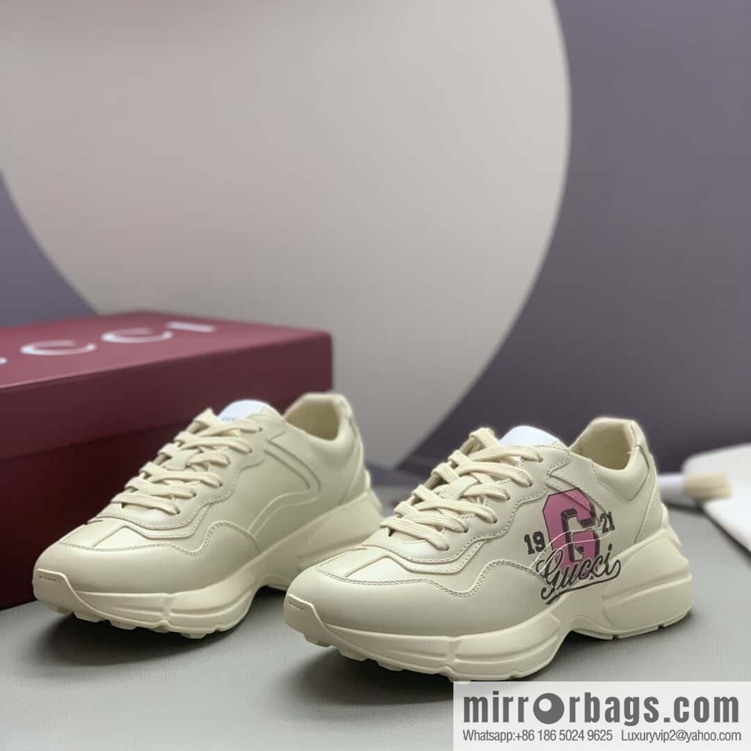 GUCCI 🔥 [G Replica Luxury Handbag High Version] Men's and Women's Retro Sneakers