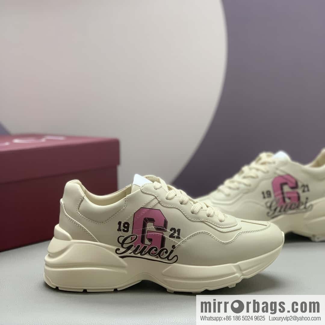 GUCCI 🔥 [G Replica Luxury Handbag High Version] Men's and Women's Retro Sneakers