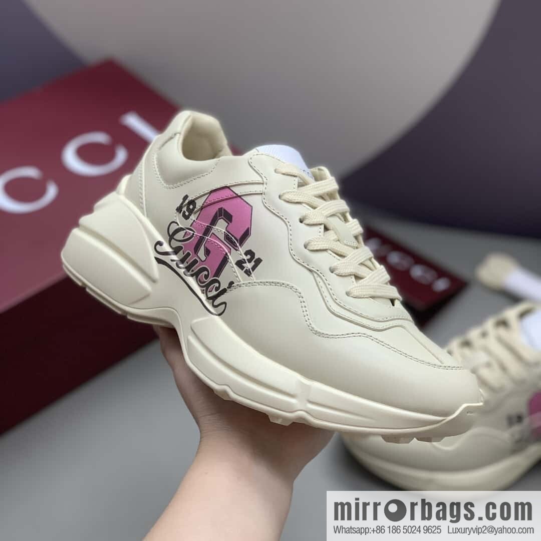 GUCCI 🔥 [G Replica Luxury Handbag High Version] Men's and Women's Retro Sneakers